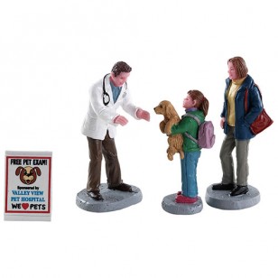 CHARLEY THE VET, SET OF 4